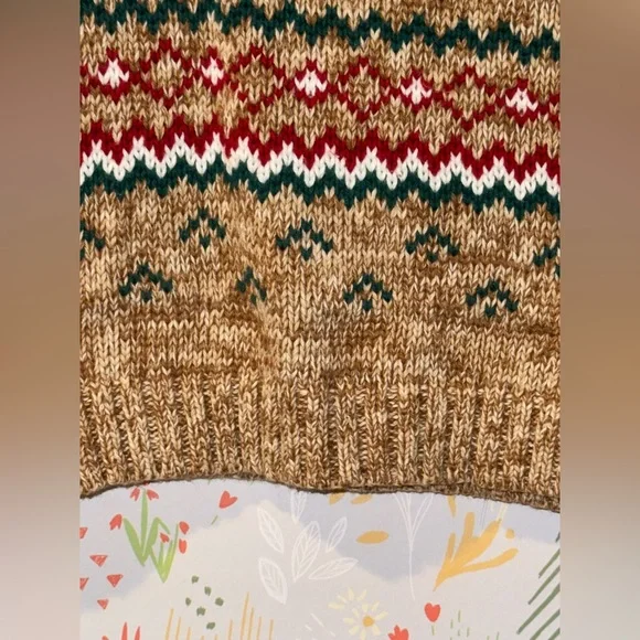 Carters Fair Aisle Tree Winter/Christmas/Holiday Sweater SS 12 Months - Picture 5 of 6